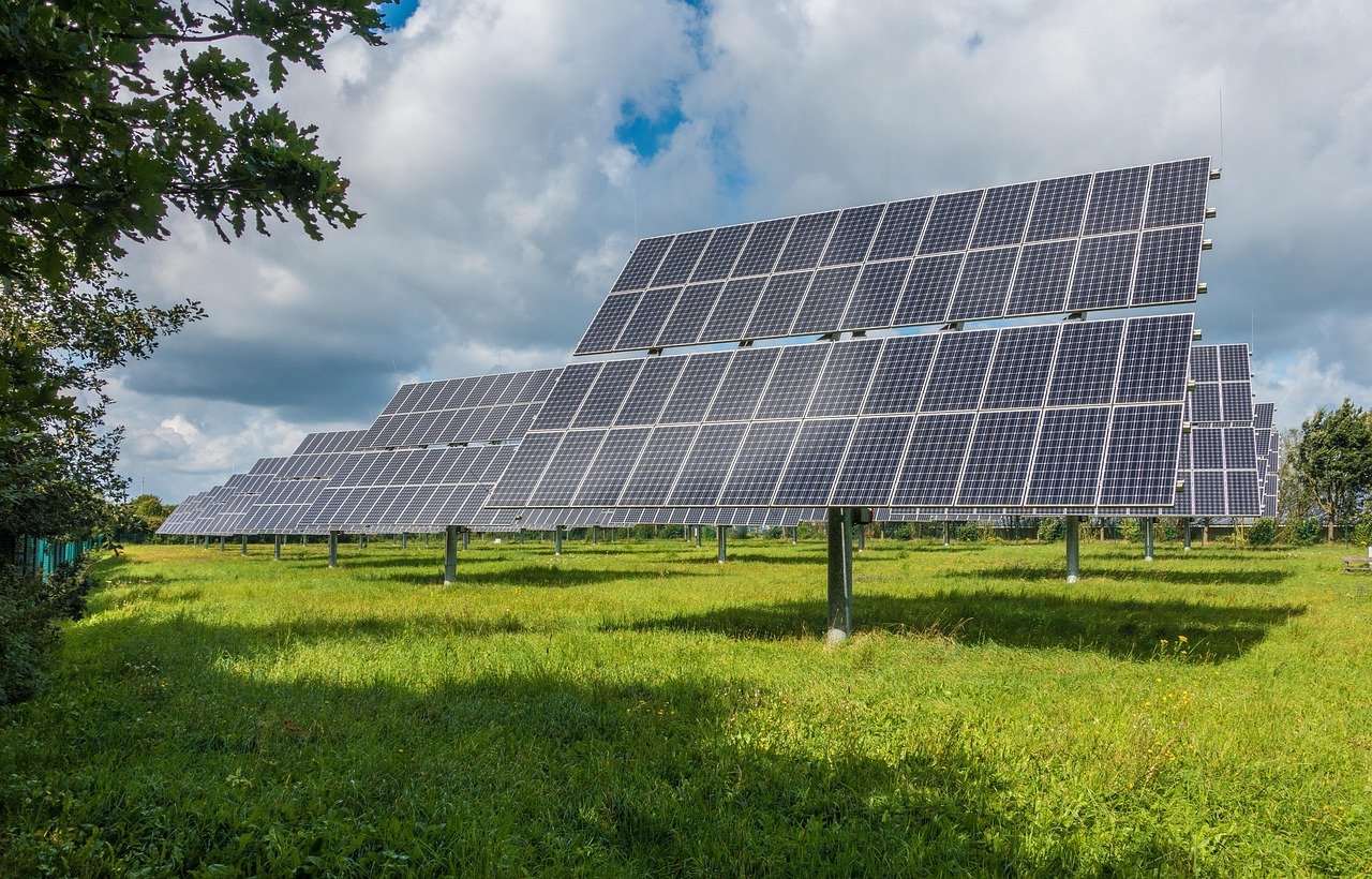 photovoltaic system, solar, solar energy, solar panel, photovoltaic, renewable, energy revolution, power generation, nature, solar field, solar cells, voltage, current, sun, electricity, energy, solar power, environment, renewable energy, technology, power supply, clouds, sky, atmospheric, turn, earth day